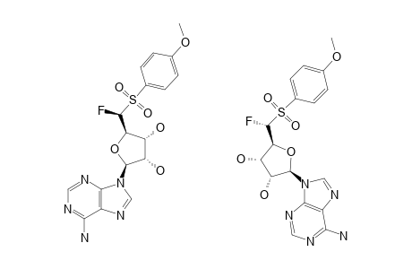 5'-DEOXY-5'-FLUORO-5'-[(4-METHOXYPHENYL)-SULFONYL]-ADENOSINE;MIXTURE_OF_5'-R_AND_5'-S
