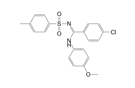 N-[(Z)-(4-chlorophenyl)(4-methoxyanilino)methylidene]-4-methylbenzenesulfonamide