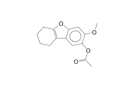 6,7,8,9-Tetrahydrodibenzo[b,d]furan, 2-acetoxy-3-methoxy-