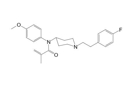 N-(1-[2-(4-Fluorophenyl)ethyl]piperidin-4-yl)-N-(4-methoxyphenyl)2-methylprop-2-enamide