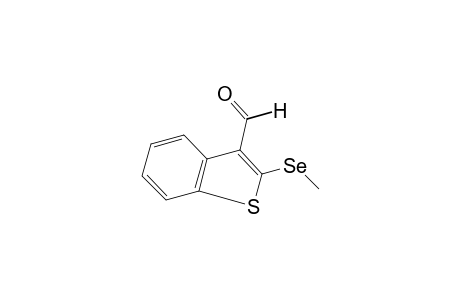 Benzo[b]thiophene-3-carboxaldehyde, 2-(methylseleno)-