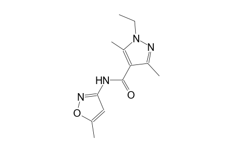 1-ethyl-3,5-dimethyl-N-(5-methyl-3-isoxazolyl)-1H-pyrazole-4-carboxamide