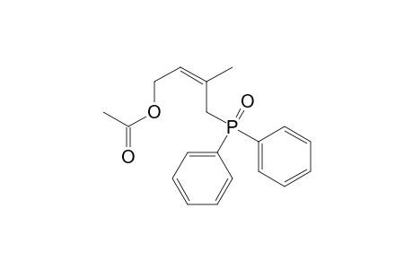 (Z)-1-acetoxy-4-diphenylphosphinoyl-3-methylbut-2-ene