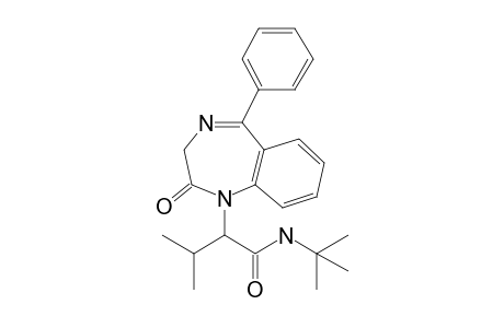 N-(Tert-butyl)-3-methyl-2-(2-oxo-5-phenyl-2,3-dihydro-1H-benzo[E][1,4]diazepin-1-yl)butanamide