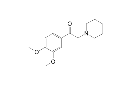 1-(3,4-Dimethoxyphenyl)-2-piperidino-ethanone