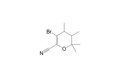 6-Cyano-5-bromo-2,2,3,4-tetramethyl-3,4-dihydro-2H-pyran