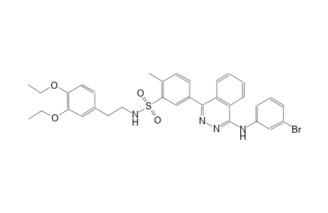 benzenesulfonamide, 5-[4-[(3-bromophenyl)amino]-1-phthalazinyl]-N-[2-(3,4-diethoxyphenyl)ethyl]-2-methyl-