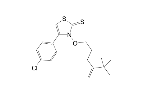 N-[4-(1,1-Dimethyl-1-ethyl)-4-penten-1-oxy]-4-(p-chlorophenyl)thiazole-2(3H)-thione