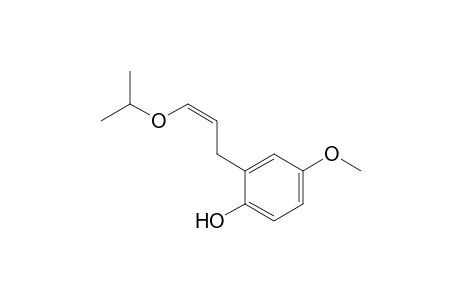 (Z)-2-(3-Isopropoxy-2-propen-1-yl)-4-methoxyphenol