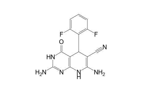 2,7-Diamino-5-(2,6-difluorophenyl)-4-oxo-3,4,5,8-tetrahydropyrido[2,3-d]pyrimidine-6-carbonitrile