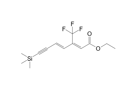 Ethyl 3-(trifluoromethyl)-7-(trimethylsilyl)hepta-2,4-dien-6-ynoate