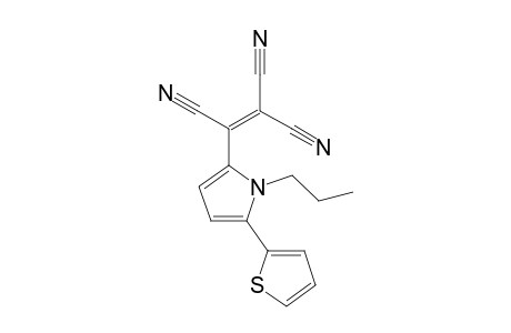 1-Propyl-2-(2'-thienyl)-5-tricyanovinylpyrrole