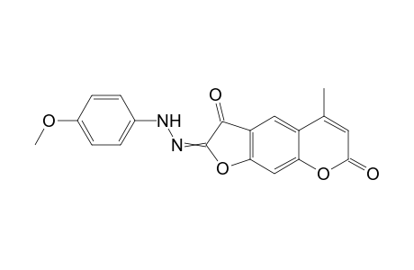 4-Methyl-7-(4'-methoxyphenylazo)dihydrofuro[3,2-g]coumarin