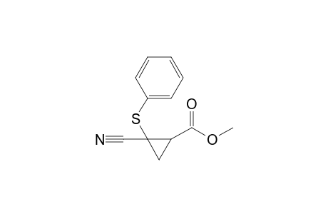 Methyl 2-cyano-2-phenylthiocyclopropanecarboxylate