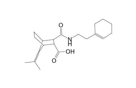 3-({[2-(1-cyclohexen-1-yl)ethyl]amino}carbonyl)-7-(1-methylethylidene)bicyclo[2.2.1]heptane-2-carboxylic acid