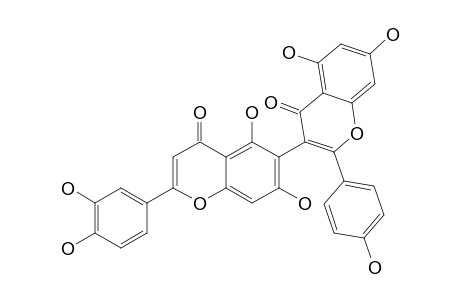 RIDICULUFLAVONE-A;3''',4',4''',5,5'',7,7''-HEPTAHYDROXY-3,6''-BIFLAVONE