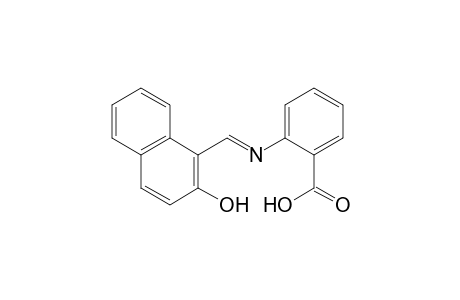 2-[(2-hydroxy-1-naphthyl)methyleneamino]benzoic acid