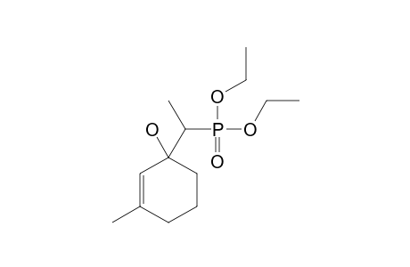 DIETHYL-(1-HYDROXY-3-METHYL-CYCLOHEX-2-ENYL)-ETHYL-PHOSPHONATE;ISOMER-A
