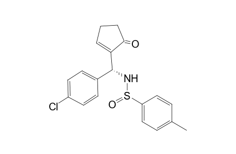 (Ss,S)-4-Methylbenzenesulfinic acid [(4-chlorophenyl)(5-oxocyclopent-1-enyl)methyl]amide