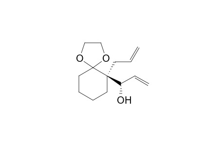 (1S*,1'S*)-1-(1-Allyl-2,2-ethylenedioxycyclohexan-1-yl)prop-2-en-1-ol