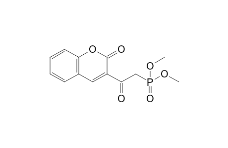 3-(2-Dimethoxyphosphoryl-1-oxoethyl)-1-benzopyran-2-one