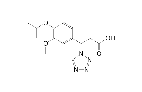 1H-tetrazole-1-propanoic acid, beta-[3-methoxy-4-(1-methylethoxy)phenyl]-