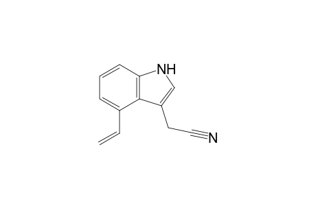 1H-Indole-3-acetonitrile, 4-ethenyl-