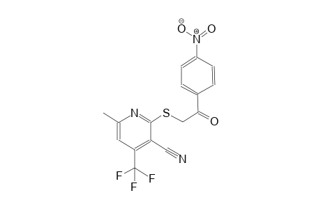 3-pyridinecarbonitrile, 6-methyl-2-[[2-(4-nitrophenyl)-2-oxoethyl]thio]-4-(trifluoromethyl)-
