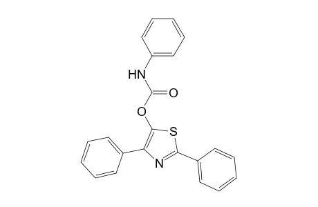 5-Thiazolol, 2,4-diphenyl-, phenylcarbamate (ester)