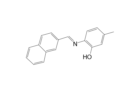 5-Methyl-2-[(naphthalen-2-ylmethylene)-amino]-phenol