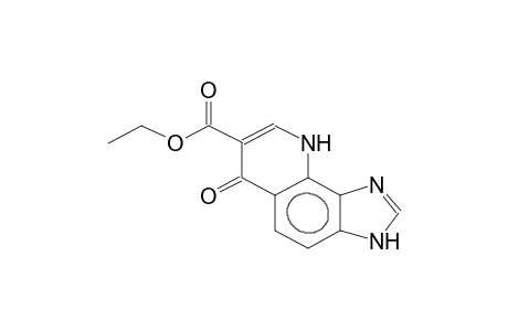 3-CARBOETHOXYIMIDAZOLO[5,4-H]-4H-4-QUINOLONE