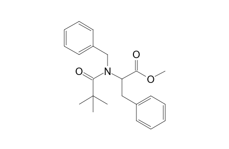 2-[(2,2-dimethyl-1-oxopropyl)-(phenylmethyl)amino]-3-phenylpropanoic acid methyl ester