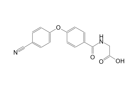 acetic acid, [[4-(4-cyanophenoxy)benzoyl]amino]-
