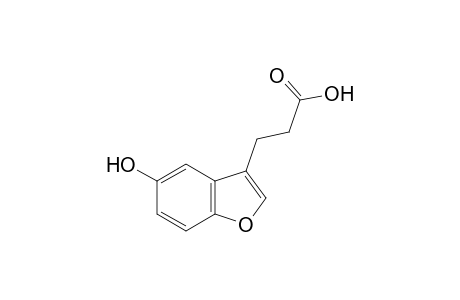 5-hydroxy-3-benzofuranpropionic acid