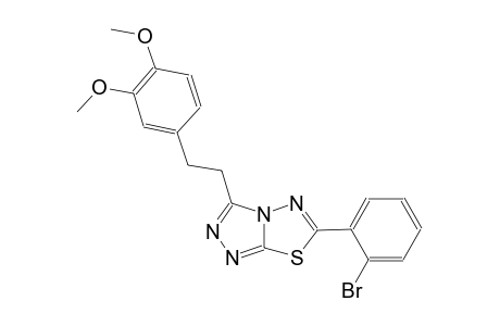 [1,2,4]triazolo[3,4-b][1,3,4]thiadiazole, 6-(2-bromophenyl)-3-[2-(3,4-dimethoxyphenyl)ethyl]-