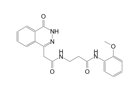 1-phthalazineacetamide, 3,4-dihydro-N-[3-[(2-methoxyphenyl)amino]-3-oxopropyl]-4-oxo-