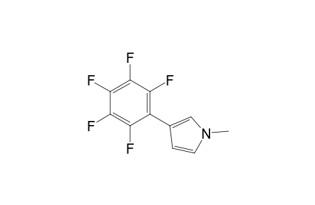 1-Methyl-3-(2,3,4,5,6-pentafluorophenyl)pyrrole