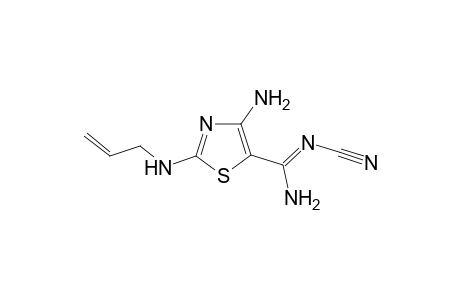 2-(Allylamino)-4-amino-N'-cyano-1,3-thiazole-5-carboximidamide