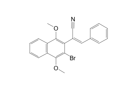 (E,Z)-3-Bromo-1,4-dimethoxy.alpha.-(phenylmethylene)-2-naphthalene-acetonitrile