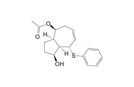 4-Acetoxy-8-phenylsulfanyl-1.alpha.,2,3,3a.alpha.,4a,5,8.beta.,8a.alpha.-octahydroazulen-1-ol
