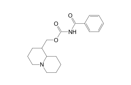 Benzoylcarbamic acid, octahydroquinolizin-1-ylmethyl ester