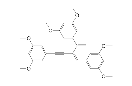 (1Z)-1,3-Bis(3,5-dimethoxyphenyl)-2-(3,5-dimethoxyphenylethynyl)-1,3-butadiene