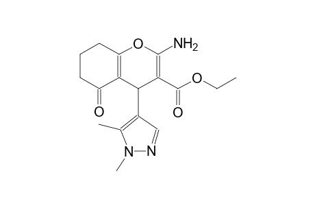 ethyl 2-amino-4-(1,5-dimethyl-1H-pyrazol-4-yl)-5-oxo-5,6,7,8-tetrahydro-4H-chromene-3-carboxylate