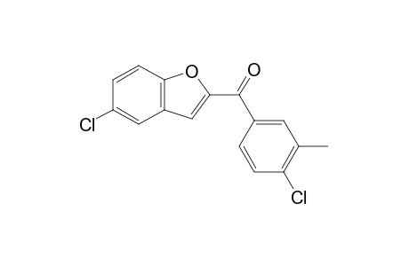 5-chloro-2-benzofuranyl 4-chloro-m-tolyl ketone