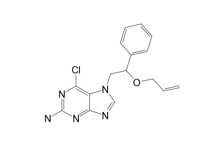 7-(2-ALLYLOXY-2-PHENYLETHYL)-2-AMINO-6-CHLOROPURINE