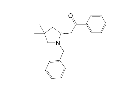 2-(1-benzyl-4,4-dimethylpyrrolidin-2-ylidene)-1-phenylethanone
