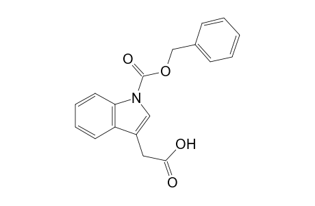 2-(1-benzyloxycarbonylindol-3-yl)acetic acid