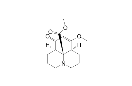 Methyl trans-trans-10-methoxy-7a,8,10a,10b-tetrahydro-8-julolidone-10b-carboxylate