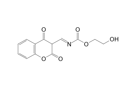 2-Hydroxyethyl N-(4-oxocoumarinyl)methylenecarbamate