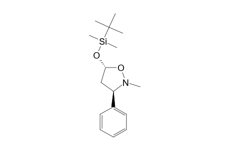 TRANS-5-(TERT.-BUTYLDIMETHYLSILOXY)-2-METHYL-3-PHENYLISOXAZOLIDINE